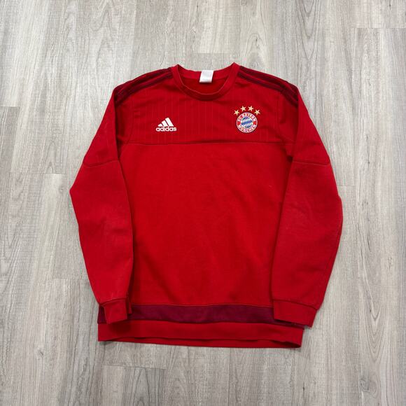 Adidas Bayern Munich 2015/2016 Training Top Men's Large Sweatshirt Bundesliga - Picture 1 of 9